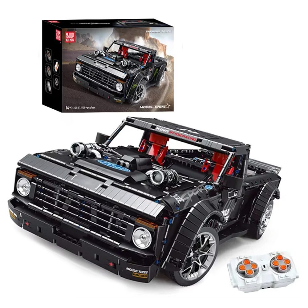 Mould King 13082 Technical Car Building Block The Motorized MOC-34316 Off-Road Pickup Truck Assembly Kit 3695PCS Kids Christmas Gift