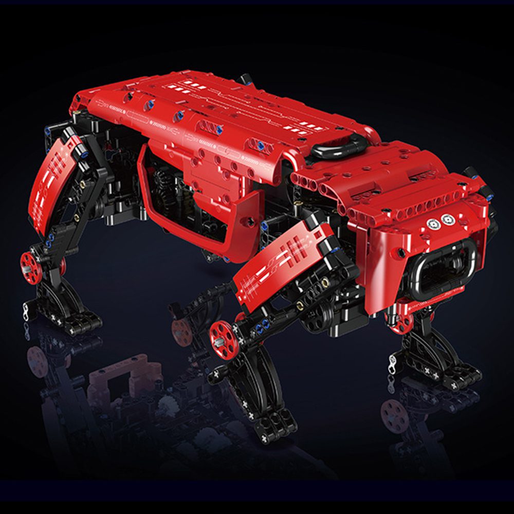 Mould King 15075 / 15067 Technical RC Programmable Robot Building Block Motorized AlphaDog Model Brick Assembly Kit 921pcs Kids Gift