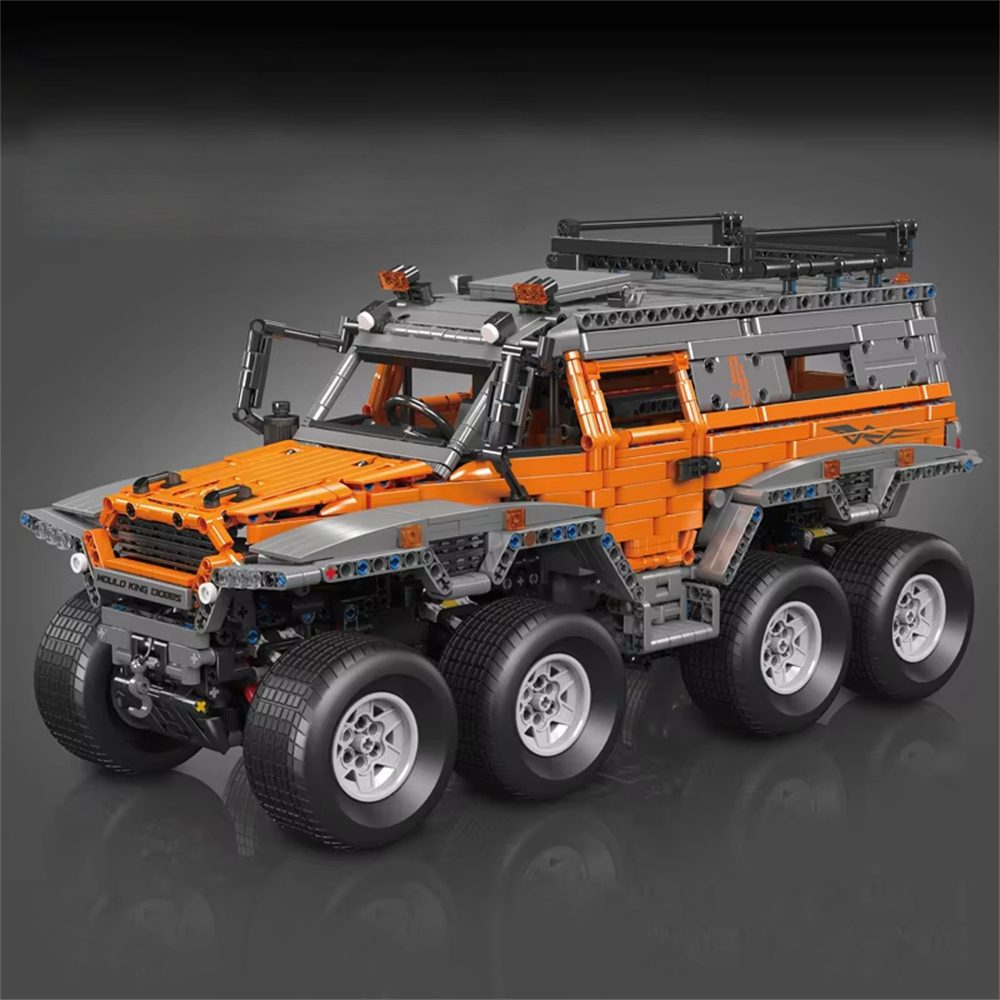 Mould King 13088 13089 Technical Car Toys The RC Avtoros Shaman 8×8 Building Block Assembly Kit Vehicle Brick Set Kids Christmas Gift