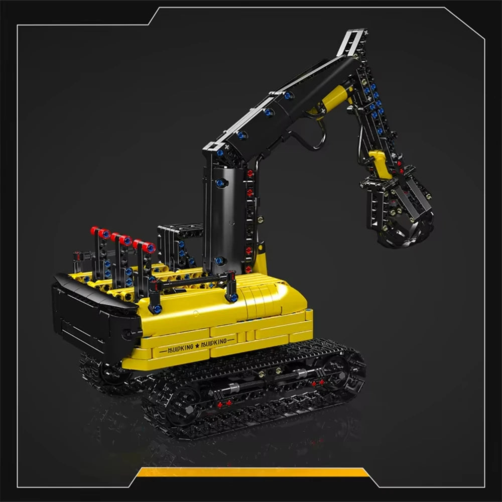 Mould King 17077 Technical Car Toys The RC Hydraulic Log Grapple Building Block Enginerring Truck Brick Set Kids Christmas Gift