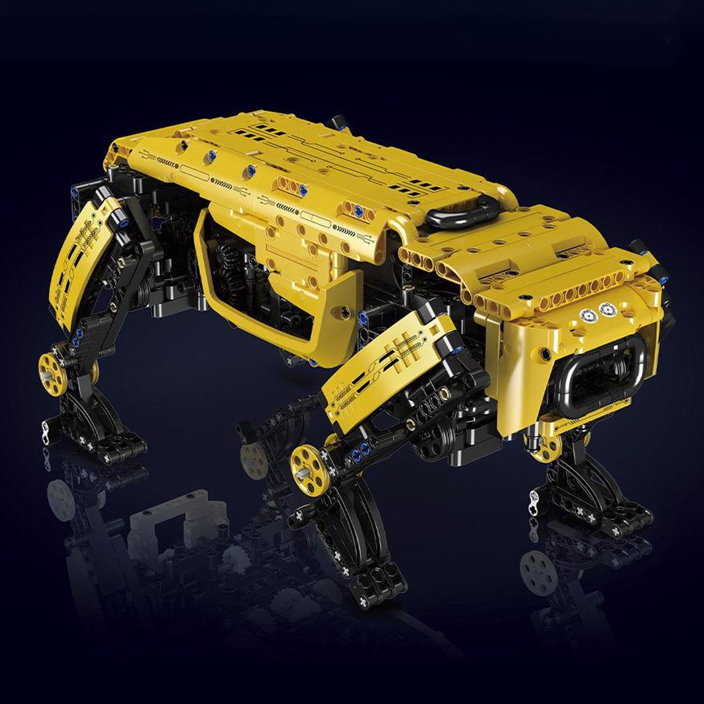 Mould King 15075 / 15067 Technical RC Programmable Robot Building Block Motorized AlphaDog Model Brick Assembly Kit 921pcs Kids Gift